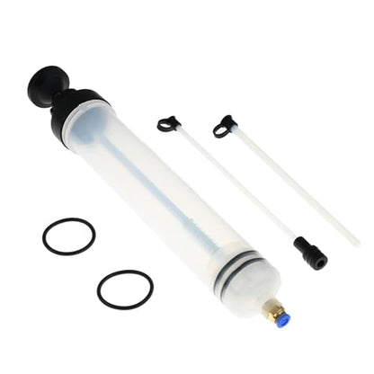Fluid Extractor, 500CC suction syringe, Oil Syringe Manual Extraction Fill Pump, Fluid Syringe Pump Manual Suction Vacuum Fuel Car Transfer for Automotive Car Motorcycle Boat