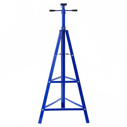KUAFU Adjustable Under Hoist Tripod Stand, 4500 LBS Load Capacity, 2 Ton | High Lift Jack Stand Reach Under Hoist Stand for Repair Shops, Garages and DIY, 58.35"-81.18" Steel Powder Coated Blue - size: Blue