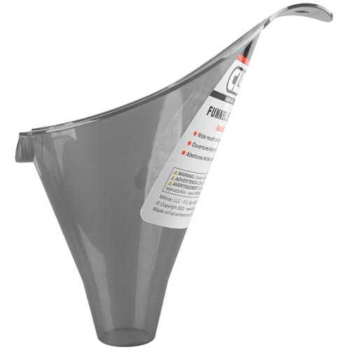 Performance Tool W4056 Clear View Easy-Fill Funnel - 1/2 Pint, Shallow Spout for Radiators and Fluids - size: 0.5 Pint, style: Clear View Easy-Fill Funnel