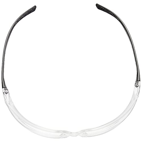 Amazon Basics Anti-Fog Safety Glasses, Eye Protection, Scratch Resistant, UV Protection, Clear/Black, 12-Pack - size: 24 pack