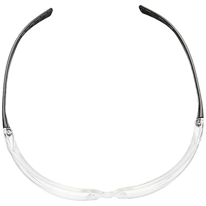Amazon Basics Anti-Fog Safety Glasses, Eye Protection, Scratch Resistant, UV Protection, Clear/Black, 12-Pack - size: 24 pack