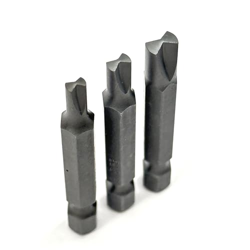 Type G Clutch Bits Set | Fits Vintage American Cars, S2 Steel, 3 Sizes: 5/32" 3/16" 1/4", 2" Long 1/4" Hex Shank