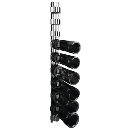 Performance Tool W84027 10 pc. 3/8-in. Dr. Flare Nut Socket Set for Tight Spaces: 10-19mm Sizes, Useful for Sensors, ABS, Master Cylinders, Chrome Vanadium Steel, Black Phosphorus Finish