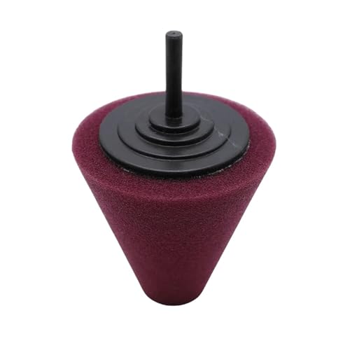 Car Polishing Pad Buffing Foam Sponge Pad Cone Polisher Buffer Pad Automotive Waxing Kit(A) - color: A