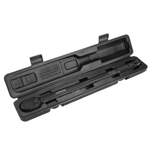 DEKOPRO 1/2 Inch Drive Dual-Direction Torque Wrench, 10-150 Ft-Lb & 13.6-203.5 Nm Range, ±4% Precision, 24-Tooth Chrome Vanadium Ratchet, 16.5inches Anti-Slip Matte Handle - style: 1/2 Inch Torque Wrench
