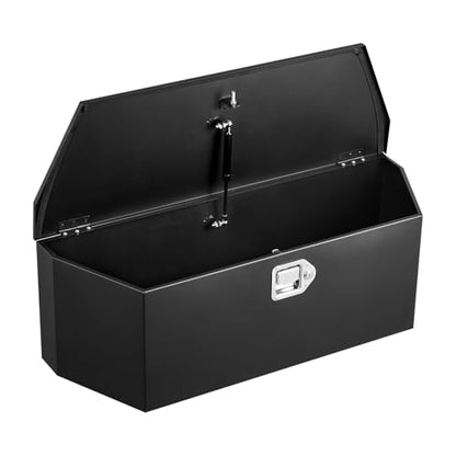 VEVOR Trailer Tongue Box, Heavy Duty Trailer Tongue Tool Box Storage Organizer, Utility Tool Chest for Pickup Truck Bed, RV, SUV, Off-Road Vehicle, Steel, 36" x 12" x 12", Upgraded Lock Version - size: 36" Black (with upgraded lock), style: Steel