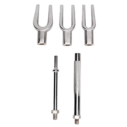 5 Pcs Ball Joint Separator Set, Pickle Fork Tool Set, Heavy Duty Steel Tie Rod Removal Tool, Ball Joint Remover, with Box, Universal for Cars and Light Trucks Van