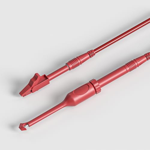 Goupchn 4mm Banana to Banana Plug Test Leads Kit, 15PCS Five Colors | Alligator Clips, Insulation Wire Piercing Probes, For Multimeter, Automotive Diagnostic Testing