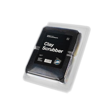 Koch-Chemie Clay Scrubber - Fast and Effective Removal of Paint Contaminants, Grime, Debris, and More - Clay Bar with Extra Scrubbing Power. Black/Ice Grey - 2-Pack