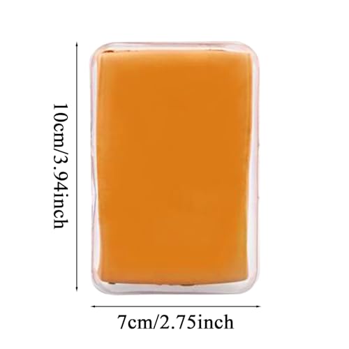 Car Clay Bar Car Wash Mud | Car Interior Detailing Kit, Auto Glass Cleaner, Auto Detailing Supplies, Efficient, No Scratch Solution For Auto SUV, Car - color: Orange