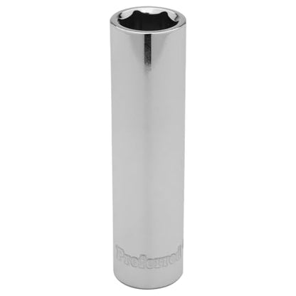 S15111 1/4" Drive SAE Socket, 11/32" Deep 6 Point - size: 11/32 INCH, style: DEEP