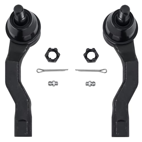Detroit Axle - RWD Front End Suspension Kit for 2003-2004 INFINITI G35 Nissan 350Z, 2 Lower Control Arms with Ball Joint 2 Outer Tie Rod End Links Replacement - size: 4CS42817/4PC