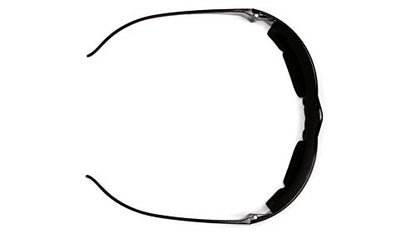 Pyramex Intruder Safety Eyewear Clear Frame Full Foam Padding Clear Anti-Fog Lens - color: I/O Anti-fog Lens/ Clear Frame, style: Full Foam Padding