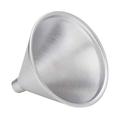 HIC Kitchen Wide-Mouth Aluminum Funnel for Liquids and Dry Goods, 8-Ounce - style: Funnel, 8 Oz.
