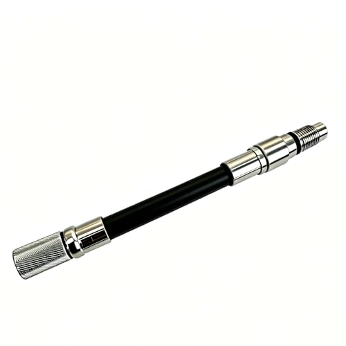 5608 12mm Compression Tester Adapter Compatible with 2008+ Ford 4.6L 5.4L 6.8L 3-Valve Engines, 12mm Male to 14mm Female Spark Plug Hole Thread, Deep Reach Cylinder Pressure Test Tool V2