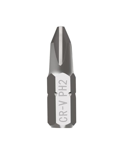 ROTATION 30pcs Phillips #2 Bit Set PH2, Impact Grade, 1/4" Hex Shank | PH2, Impact Grade, 1/4-inch Hex Shank, Chrome Vanadium Steel - color: Ph2