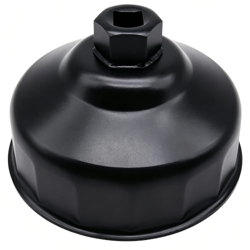 86.4mm 16 Flutes Oil Filter Wrench Compatible with BMW and Volvo with 86mm Filter Housing Caps, Removal Tool to Change Oil, Steel Socket Wrench Kit - style: 86.4mm 16 Flutes