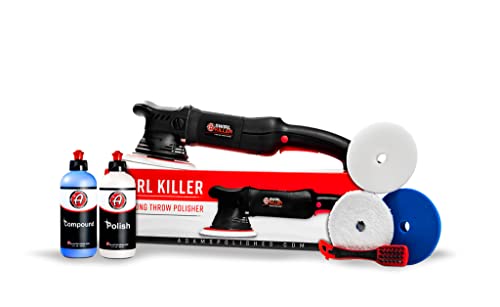 Adam's Polishes Swirl Killer 21mm Polisher Kit (7 Item) - Orbital Polishing Paint Correcting Buffer Tool - Scratch Remover, Correcting Polish - Use Post Car Wash Clay Bar & Pre Wax or Ceramic Coating - size: Polishing Kit (7 Items)