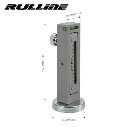 RULLINE 2PCS Universal Magnetic Gauge Tool Wheel Alignment Camber Alignment Tool Magnetic Wheel Alignment Gauge Camber Caster Strut Wheel Alignment Tool for Truck Car RV - size: 2 PACK
