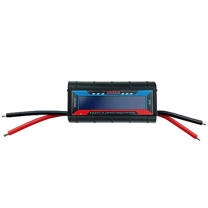150A High Precision RC Watt Meter Power Analyzer Voltage Amp Meter, Wattmeter Tester Amp Meter Monitor with Real-time Reading Backlight Digital LCD Screen for Battery, Solar, Wind Power - style: 150A