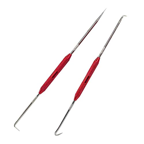 Hook and Pick Set Puller Remover，Pick Tool Set for Car Auto Oil Seal/O-Ring Seal Gasket - size: 2set