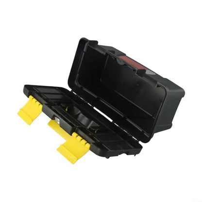 Tool Box Plastic With Handle, Portable Toolbox With Removable Tray And Lockable Design, Toolbox Organizer For Machinery Accessories, Tools And Parts Organization(Has inner layer) - size: Has inner layer