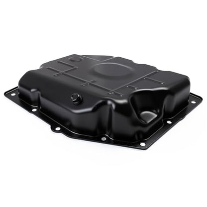 Oil Pan w/Drain Plug, Transmission Oil Pan for Chrysler 300 07-10 | for Dodge Challenger/Charger/Magnum 04-12, for Jeep Liberty/Wrangler 03-13, for Ram 1500/Dakota 11-12, for 42RLE Transmission - size: for Challenger/Magnum/Wrangler 2004-2012