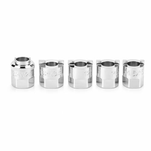 5pcs Strut Socket, Strut Nut Socket Tool Kit, Front Suspension Strut Nut Socket Tool Set Easy Remove Nuts for C‑Class W203 W209 CLK