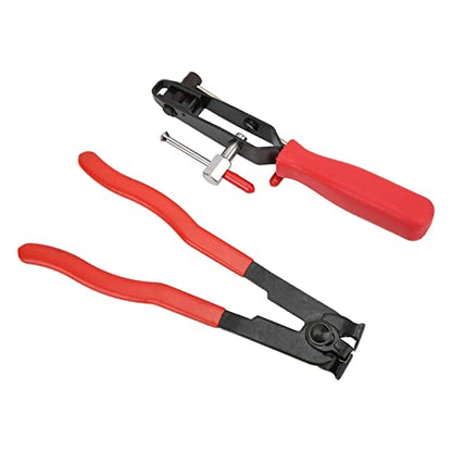 Cv Boot Clamp Pliers Kit, 2Pcs Stainless Steel Ear Clamp Boot Pliers, Automotive CV Banding Tool Kit