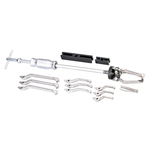OTC 1178 Reversible 2-1/2 lb. Slide Hammer Puller Set - 2/3 Jaw with Multiple Jaws and Attachments