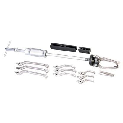 OTC 1178 Reversible 2-1/2 lb. Slide Hammer Puller Set - 2/3 Jaw with Multiple Jaws and Attachments