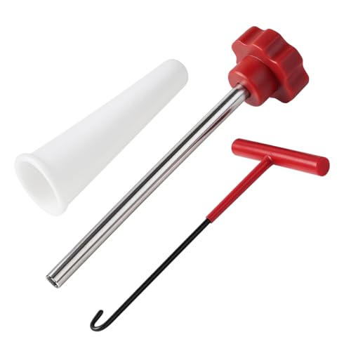 Car Tire Valve Quick Change Tool Kit, 3PCS Tyre Valve Stem Core Replacement Set Includes 4PCS TR413 Valve Stems, Replacing Leaky Valves Stem Installation Tool, Universal Fit (Red) - color: Red, size: 3PCS