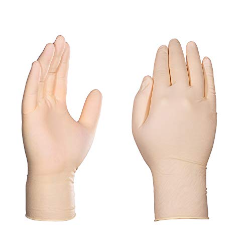 GLOVEWORKS unisex adult 100 Gloves, Beige, Small Pack of US - size: Small (Pack of 100), style: 100 Gloves