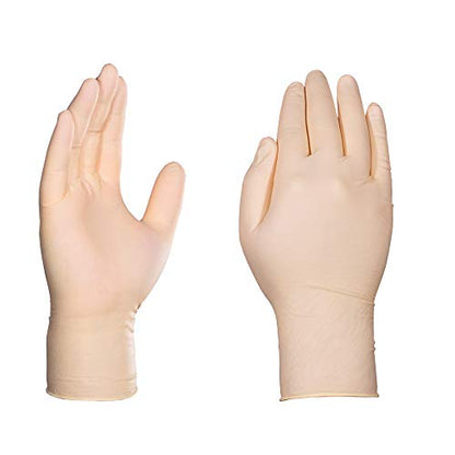 GLOVEWORKS unisex adult 100 Gloves, Beige, Small Pack of US - size: Small (Pack of 100), style: 100 Gloves