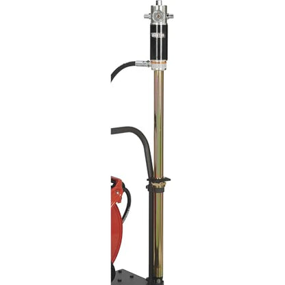 Ironton Mobile Oil Pump Kit, 3.7 GPM, Air Hose Reel 50ft. Retractable | 5:1 pump ratio, controlled fluid transfer, shop/fleet maintenance, easy service access, organized hose handling