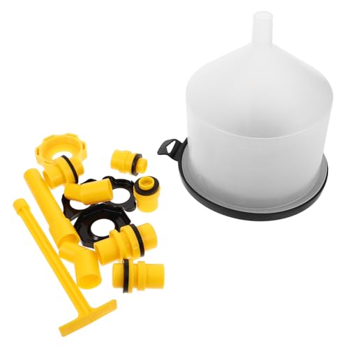 Zerodeko 1set Spill Coolant Filling Kit Radiator Funnel for Efficient Coolant Handling Durable Design Connectors Prevents Leakage and Spills