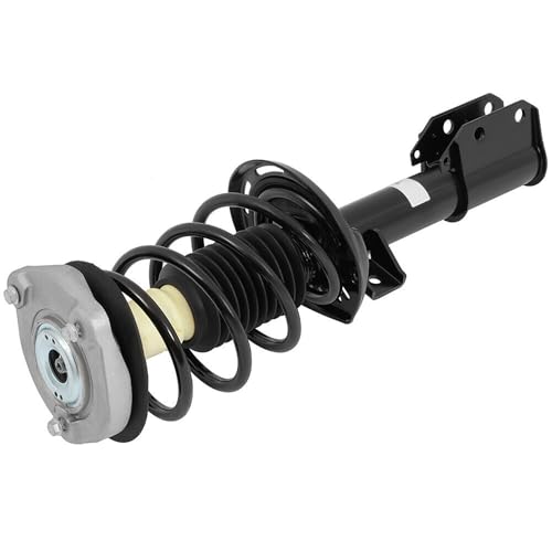 Detroit Axle - 2 Front Struts for 2010 2011 2012 2013 2014 2015 Mercedes-Benz GLK350 GLK250 [X204 Chassis], Quick Complete Struts with Coil Spring Assembly Replacement Suspension Shock - size: 11370x2/Pair