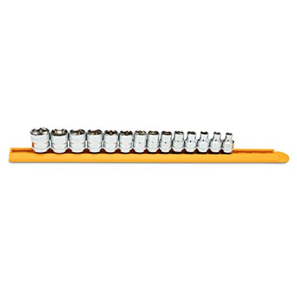 GEARWRENCH 14 Pc. 3/8" Drive 6 Pt. Standard Socket Set, Metric - 80552 - size: 3/8 inch, style: 14 piece