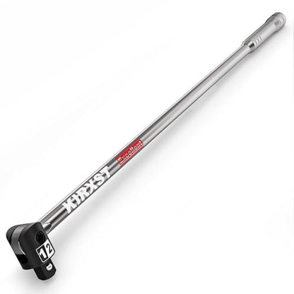 32-Inch 1/2” Drive Breaker Bar, Heavy Duty Extension Breaker Bar, 250° Rotatable Head, Premium Chromium Molybdenum Steel, Mechanical Work, Automobile and Motorcycle Maintenance and Repair - size: 1/2" 32 in
