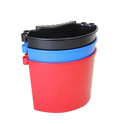 Car Detailing Bucket Organizer - Portable Auto Wash Bucket with Tool Hanger, Red
