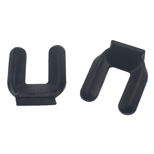 FDXGYH 4 PCS Furniture Wheel Stop Rubber Chair Caster Anti Slip Pads Black Bed Frame Wheel Stoppers Suitable for Rolling Furniture - size: 86 mm x 75 mm x 30 mm