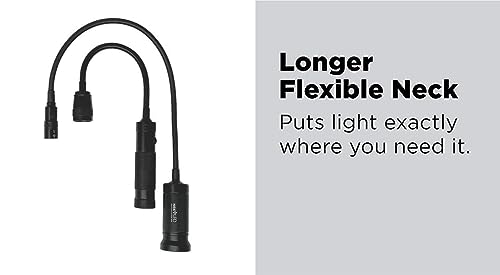 NextLED NT-7647 20-Inch Gooseneck Flashlight with Magnetic Base, Cree LED, Zoomable Lens, IP54 Rating Waterproof. Flexible LED Light, Work Bench, Auto Repair, Grill Light, Inspection - style: Flex Neck Flashlight
