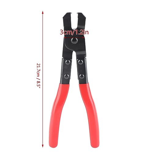 EVGATSAUTO ATV Front Boot Repair Kit, Universal Carbon Steel Ear-type CV Boot Clamp Plier Kit for All Earless Type CVJ Boots Clamps