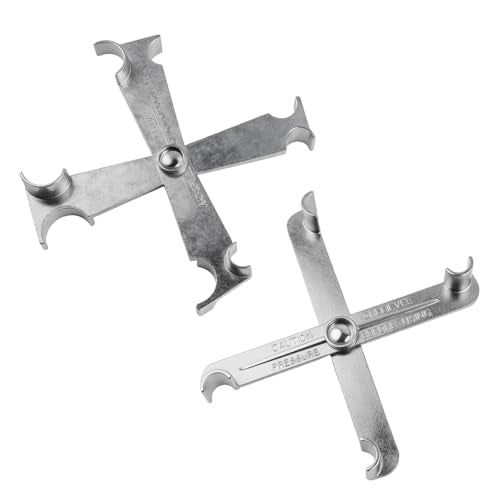 2PCS Scissor Fuel Line Disconnect Tool Set,4-in-1 & 2-in-1 Fuel Filter Removal Tool for Quick Removal 3/4" 5/8" 1/2" 3/8" and 5/16" Fuels Lines,Multi-Function Fuels Line Removals Tools