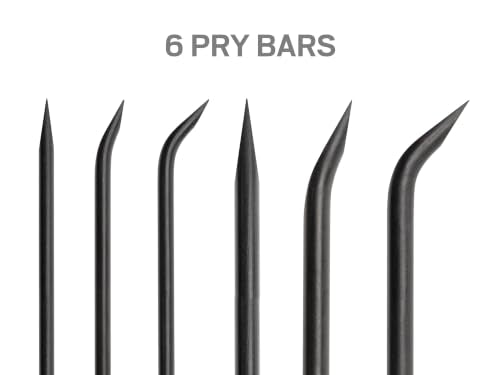 TEKTON Pick, Hook, and Mini Pry Bar Set, 24-Piece | LVR14001 - size: Pick, Hook, Probe, Mini Pry Bars (27-pc.)