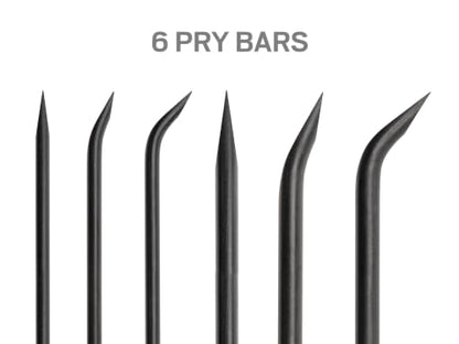 TEKTON Pick, Hook, and Mini Pry Bar Set, 24-Piece | LVR14001 - size: Pick, Hook, Probe, Mini Pry Bars (27-pc.)