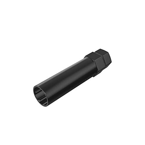 StanceMagic 7 Point Spline Drive Tuner Replacement Socket Key Tool for for Seven Spline Truck SUV Wheel Lock Lug Nuts - Compatible with 19mm 3/4" 21mm 13/16" Hex Socket Wrench - Black 1pc - color: Black, size: Small 7-Spline
