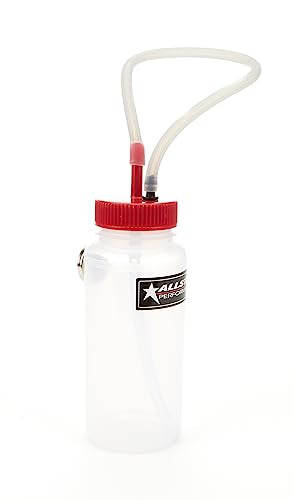 Allstar Performance ALL11017 Bleeder Bottle with Magnet and Check Valve , White - style: Magnet and Check Valve