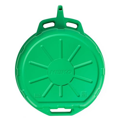 NEIKO 20761A 4 Gallon (16L) Anti-Splash Drain Container with Non-Spill Pour Spout, Heavy-Duty Plastic Drip Catcher for Vehicle Fluid Changes, Antifreeze Green - style: 4 gal/16 L Coolant Drain Pan
