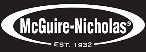 McGuire-Nicholas - 1MN-350 Tuff Shell Knee Pads | Lightweight Ergonomic Design Lined with High Density EVA Foam | All-Weather Knee Pads for Flooring, Construction, Painting, Welding, Plumbing,black